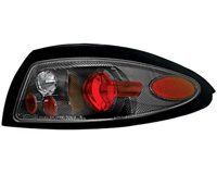 97-02 Ford Escort 4DR, 97-02 Mercury Tracer In Pro Car Wear Tail Lights - Carbon Fiber