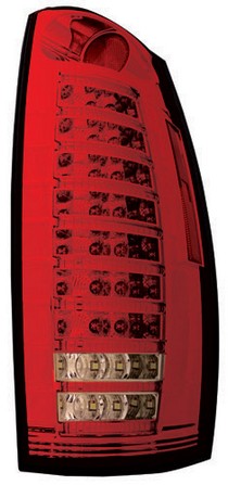 07-10 Chevrolet Avalanche In Pro Car Wear Tail Lamps, Fiber Optic & LED - Set - Ruby Red