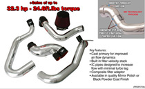 03-06 Mitsubishi Evo VIII, MR, IX Injen Short Ram Intakes - SP Series (Black Powder Coat)
