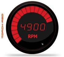 All Vehicles (Universal) Intellitronix LED Digital/Bargraph Memory Tachometer - Red