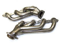 02-06 Avalanche 5.3L w/o EGR, 02-06 Escalade / ESV / EXT 4.8L / 5.3L w/o EGR, 02-06 Sierra 4.8L / 5.3L w/o EGR, 02-06 Silverado 4.8L / 5.3L w/o EGR, 02-06 Suburban 5.3L w/o EGR, 02-06 Tahoe 4.8L / 5.3L w/o EGR, 02-06 Yukon / Yukon Denali 4.8L / 5.3L w/o EGR, 07-09 Avalanche 5.3L w/o EGR, 07-09 Escalade / ESV / EXT 4.8L / 5.3L w/o EGR, 6.0L / 6.2L All, 07-09 H2 / SUT 6.0L / 6.2L, 07-09 Sierra 4.8L / 5.3L w/o EGR, 07-09 Silverado 4.8L / 5.3L / 6.0L / 6.2L w/o EGR, 07-09 Suburban 5.3L / 6.0L w/o EGR, 07-09 Tahoe 4.8L / 5.3L w/o EGR, 07-09 Yukon / Yukon Denali 4.8L / 5.3L w/o EGR, 6.0L All JBA Stainless Steel Shorty Header