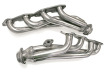 01-03 Sierra 8.1L w/o Air Inj., 01-03 Silverado 8.1L w/o Air Inj., 01-03 Suburban 8.1L w/o Air Inj., 02-03 Avalanche 8.1L w/o Air Inj. JBA Silver Ceramic Coated Shorty Header