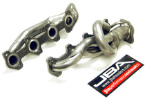 05-06 Dakota 4.7L, 06-08 Ram 4.7L JBA Silver Ceramic Coated Shorty Header