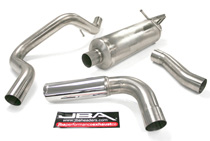 01-03 Super Crew 4.6L / 5.4L JBA Single Side Swept Exit Exhaust System