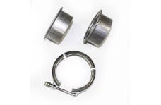 Universal JBA Clamps & Flanges - 3in Stainless Steel V-Band