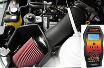 07-09 Mustang GT500 JLT Painted Plastic Big Air Intake Kit - Grabber Orange