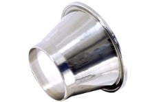 Universal K&N KN Air Intake Components - BP 9ind SS 5-1/8in flg V/S 5in h Unstamped