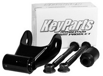 1988-1997 Chevy C/K 2500 Pickup, 1988-1997 GMC C/K 2500 Pickup, 1997-2003 Ford F-150 4WD, 1997-2004 Ford F-150 2WD KeyParts Ford Rear Leaf Spring Shackle Kit