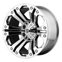 06-08 Mark LT (4WD), 04-09 F-150 2WD Kmc Xd Series Monster Chrome