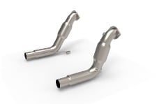 2025 Ford Explorer, 2025 Lincoln Aviator, 2026 Ford Explorer Kooks Custom Headers KSH Downpipes - Kooks Headers 25-26 Ford Explorer ST/Aviator Stainless Steel GREEN Catted