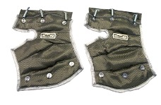 2020 Chevrolet Corvette, 2021 Chevrolet Corvette, 2022 Chevrolet Corvette, 2023 Chevrolet Corvette, 2024 Chevrolet Corvette, 2025 Chevrolet Corvette Kooks Custom Headers KSH Heat Shield Blankets - Kooks 2020+ Chevrolet Corvette C8 LT2 6.2L Heat Shield Blankets for Ultra Green Catted Connect Pipes