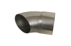 Universal Kooks Custom Headers KSH Universal Short Muffler - Kooks Universal 3 1/2in Short Turnouts SS 6in Long. Fits 3 1/2in