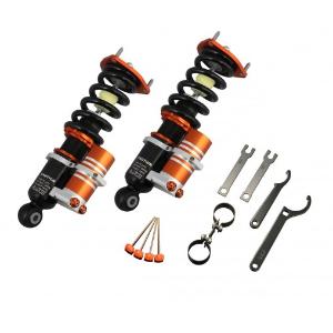 1988-1991 BMW M3 E30 Weld-In. 51mm OE Front Strut True Rear Coilover KSport Circuit Pro 3 Way Adjustable Damper System