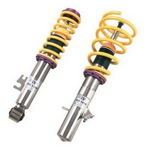 07-12 Eos (1F) all models, all engines, FWD, without DCC KW Variant 1 Adjustable Coilover Kit (Lowers Front: 1.4