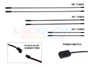 All Trucks (Universal) LEDGlow Truck Underbody Illumination Kit (Pink Solid)