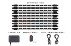 Universal LEDGlow Million Color Pro Expandable LED Interior Lighting Kit (10 Piece Kit)