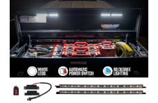 Universal LEDGlow 2pc White LED Truck Tool Box Lighting Kit 