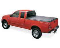 2006-2013 LINCOLN MARK LT, 2004-2014 FORD F-150 Lund Soft Roll-Up Tonneau Covers - Genesis Snap Soft (Black Leather Look)