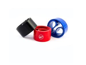 02-06 Mini Cooper R53 Hardtop S / JCW, 05-08 Mini Cooper R52 Convertible S / JCW M7 Speed Silicone Intercooler Boots - Red