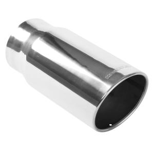 All Vehicles (Universal) Magnaflow 15° Slant Cut Tip - Single Wall - Weld On - Rolled Edge - Round (5