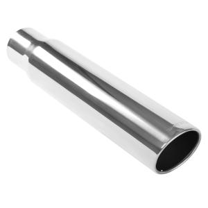 All Vehicles (Universal) Magnaflow 15° Slant Cut Tip - Single Wall - Weld On - Rolled Edge - Round (5