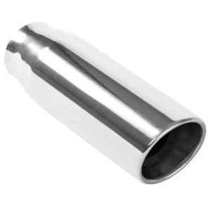 All Vehicles (Universal) Magnaflow 15° Slant Cut Tip - Double Wall - Weld On - Rolled Edge - Round (3.5