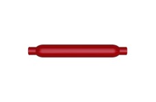 Universal MagnaFlow MAG Glasspack Muffler - Muffler Red Pack Series Glasspack 3in Rd 18in Body Length 2in/2in Inlet/Outlet