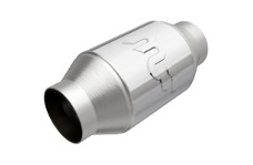Universal MagnaFlow MAG High Flow Converter - Premium High Flow Metallic Converter 4in OD - 2.5in In / 2.5in Out
