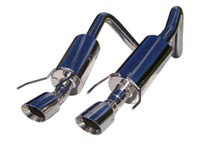 08-09 Challenger Srt8 MBRP Exhaust System - Pro Series (Muscle Car Dual Rear Exit Exhaust System) (T409 Stainless Steel) (Retains Factory X-Pipe) (Includes Muffler, Tailpipe, Exhaust Tip)