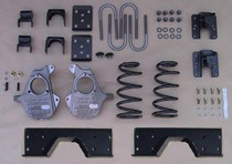 07-12 Silverado Extended/Quad Cab 2WD McGaughys Lowering Suspension - Drop: 4