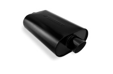 Universal Mishimoto MM Universal Muffler - Muffler with 2.5in Center Inlet/Outlet - Angled Tip - Black