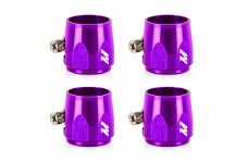 Universal Mishimoto MM Oil Cooler - Kits - Aluminum -12AN Hex Finishers - Purple