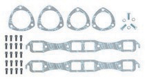 66-71 Chrysler 300, 66-75 Chrysler Imperial, Imperial Crown, Imperial LeBaron, 66-78 Chrysler Newport, Custom, Royal, 66-78 Chrysler New Yorker, Brougham, 68-77 Chrysler Town & Country Mr.Gasket Kit® Exhaust Header Gasket Kit - Rectangular Port