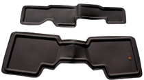 06-10 Explorer 4DR With 3Rd Seat, With 2Nd Seat Split Bench, 06-10 Mountaineer With 3Rd Seat, With 2Nd Seat Split Bench Nifty Catch-All Xtreme 2nd & 3rd Row (Black)