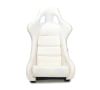 Universal NRG FRP Bucket Seat White Vinyl Material (Large)