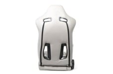Universal NRG Seats - Pair - Reclinable Sport Seats (Pair) The Arrow Grey Vinyl w/ Pressed NRG logo w/ Grey Stitch