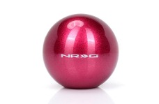 Universal NRG Shift Knobs - Fushia Sparkly Painted Titanium Round Shifter Heavy Weight