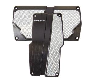All Jeeps (Universal), All Vehicles (Universal) NRG Innovations AT Brushed Aluminum Sport Pedals (Black w/ Silver Carbon)
