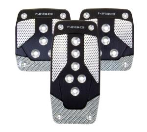 All Jeeps (Universal), All Vehicles (Universal) NRG Innovations MT Aluminum Sport Pedals (Black w/ Silver Carbon)