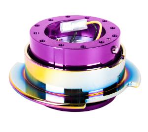Universal (can work for all vehicles) NRG Gen 2.5 Quick Release -Purple with NeoChrome Ring