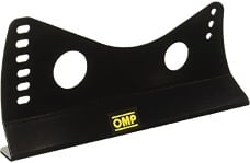 Universal OMP Seat Mounting - Couple Of Seat Brackets With Lateral Attachments Steel Thick 3 mm Black