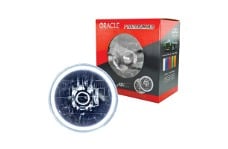 Universal Oracle ORL Headlight Assemblies - Pre-Installed Lights 7 IN. Sealed Beam - White Halo