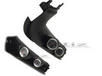 2007-2010 PONTIAC SOLSTICE Ortiz Custom Pods Dual Pillar Gauge Pod - 52mm