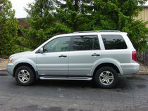 2003-2008 Honda Pilot EX and LX  Owens GlaStep Custom Molded Fiberglass Running Boards 