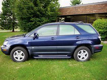 1999-2003 Lexus RX300  Owens GlaStep Custom Molded Fiberglass Running Boards 