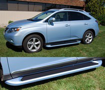 2010-2011 Lexus RX350 and RX450h Hybrid Owens Premier Series Custom Molded ABS Running Boards 