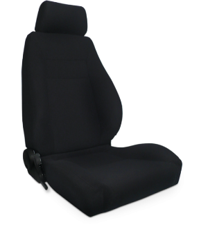 All Jeeps (Universal), Universal - Fits All Vehicles Procar Racing Seat - Elite Series 1100, Black Velour (Right)