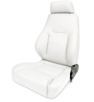 All Jeeps (Universal), Universal - Fits All Vehicles Procar Racing Seat - Elite Lumbar Series 1200, White Vinyl (Left)