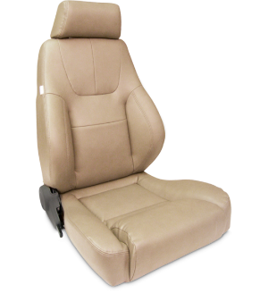 All Jeeps (Universal), Universal - Fits All Vehicles Procar Racing Seat - Elite Lumbar Series 1200, Beige Vinyl (Right)