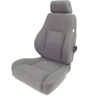 All Jeeps (Universal), Universal - Fits All Vehicles Procar Racing Seat - Elite Lumbar Series 1200, Grey Velour (Left)
